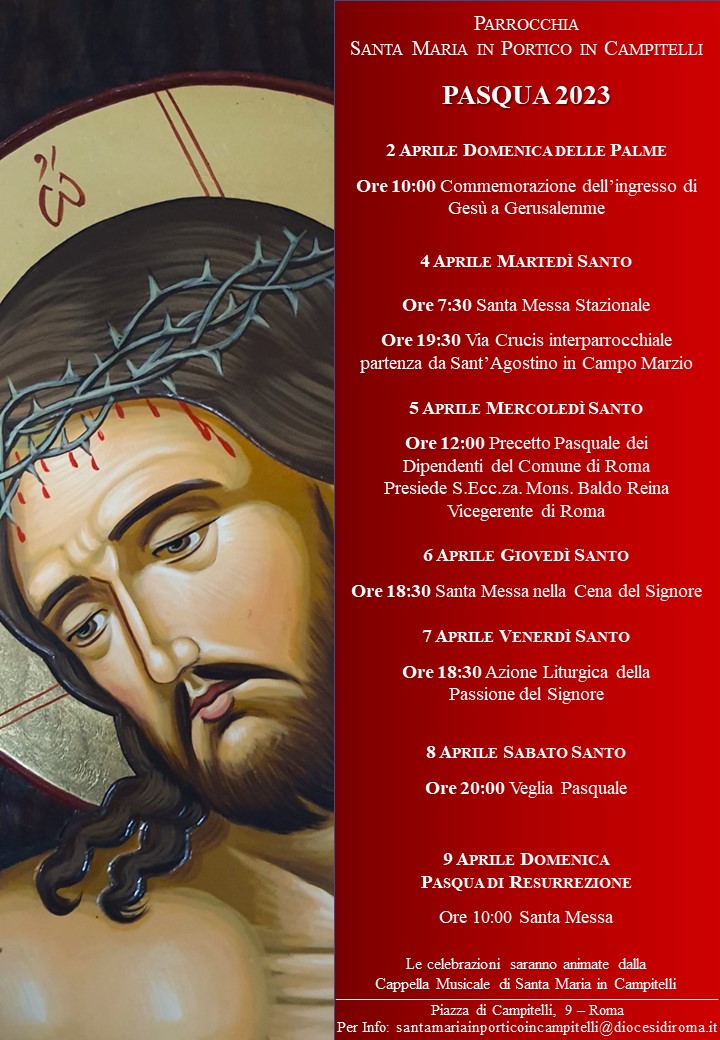 Locandina Pasqua 2023