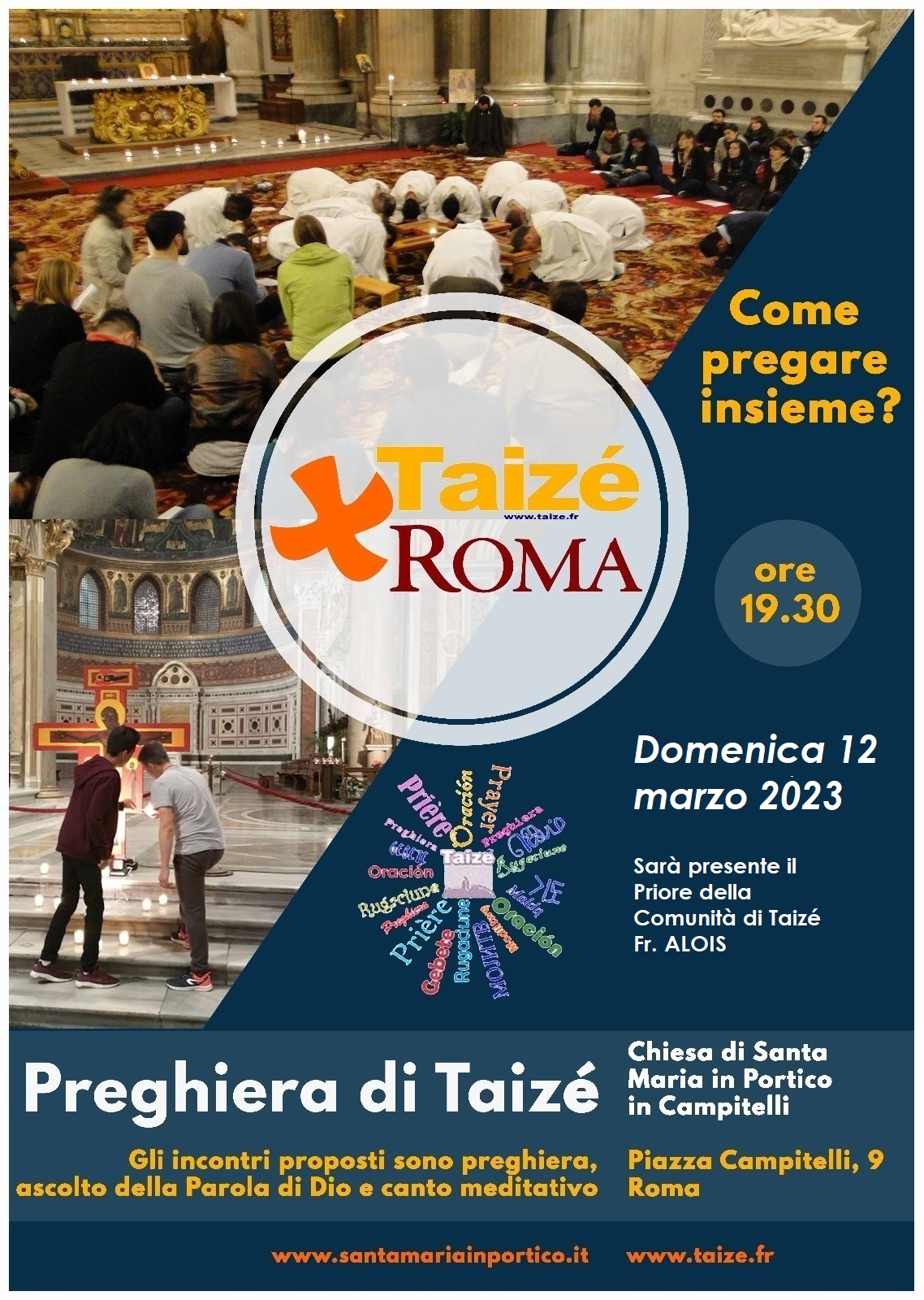 Locandina Taizé 12 03 2023