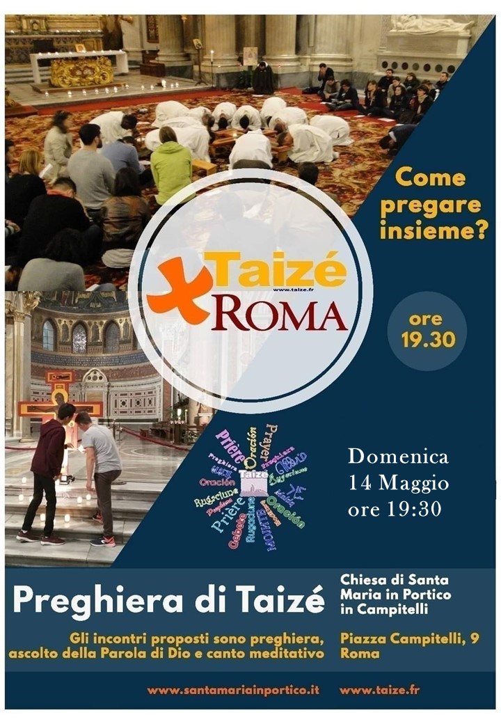 Locandina Taizé maggio 2023
