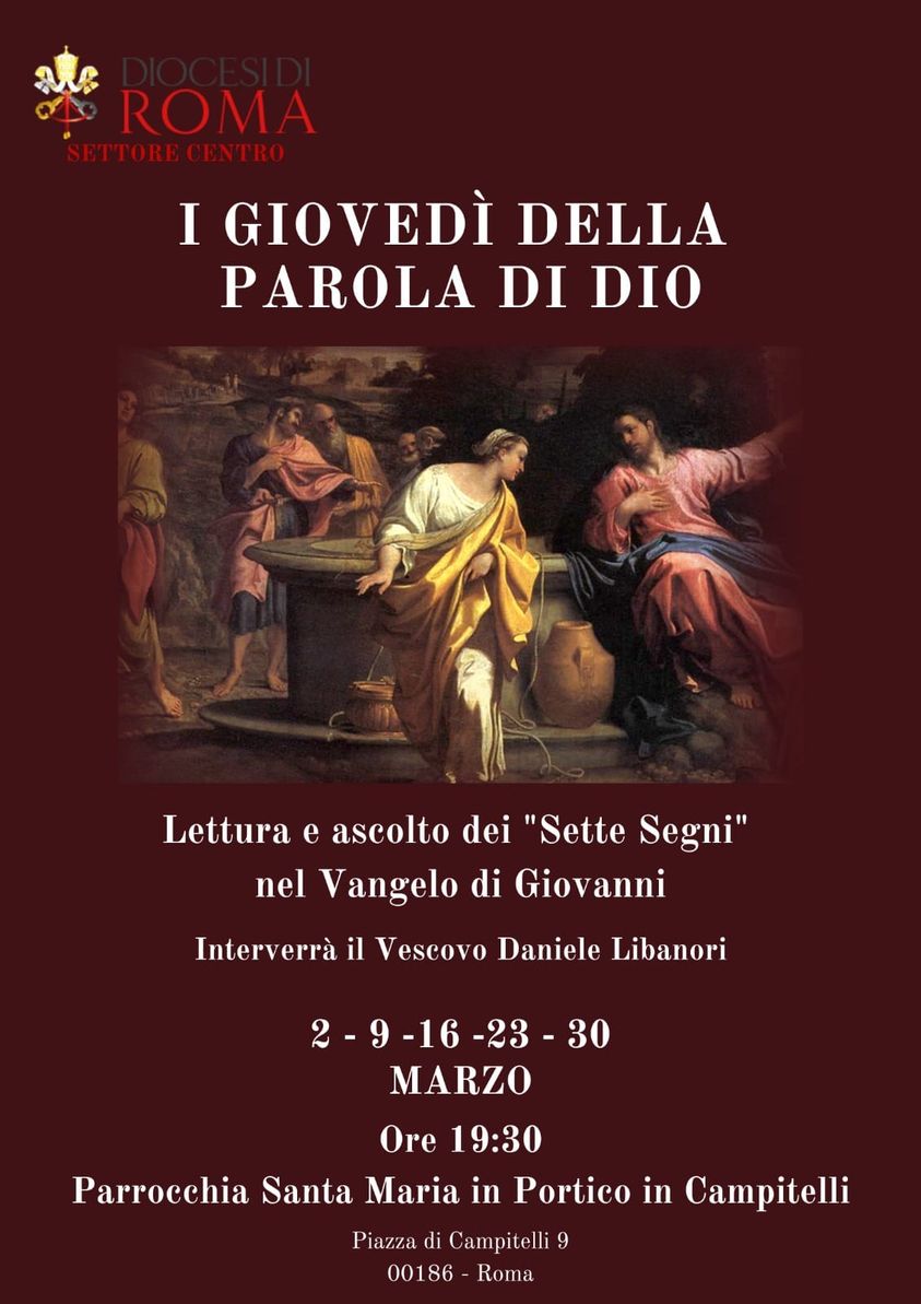 I Giovedì della Parola di Dio — Quaresima 2023