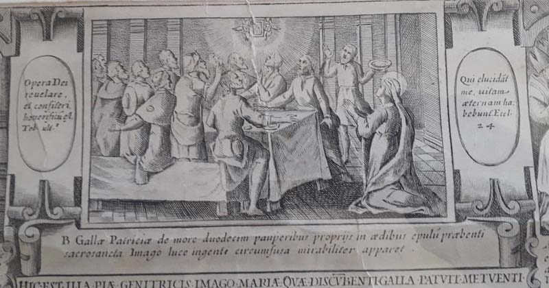 L’antica “Historia” dell’apparizione di Santa Maria in Portico
