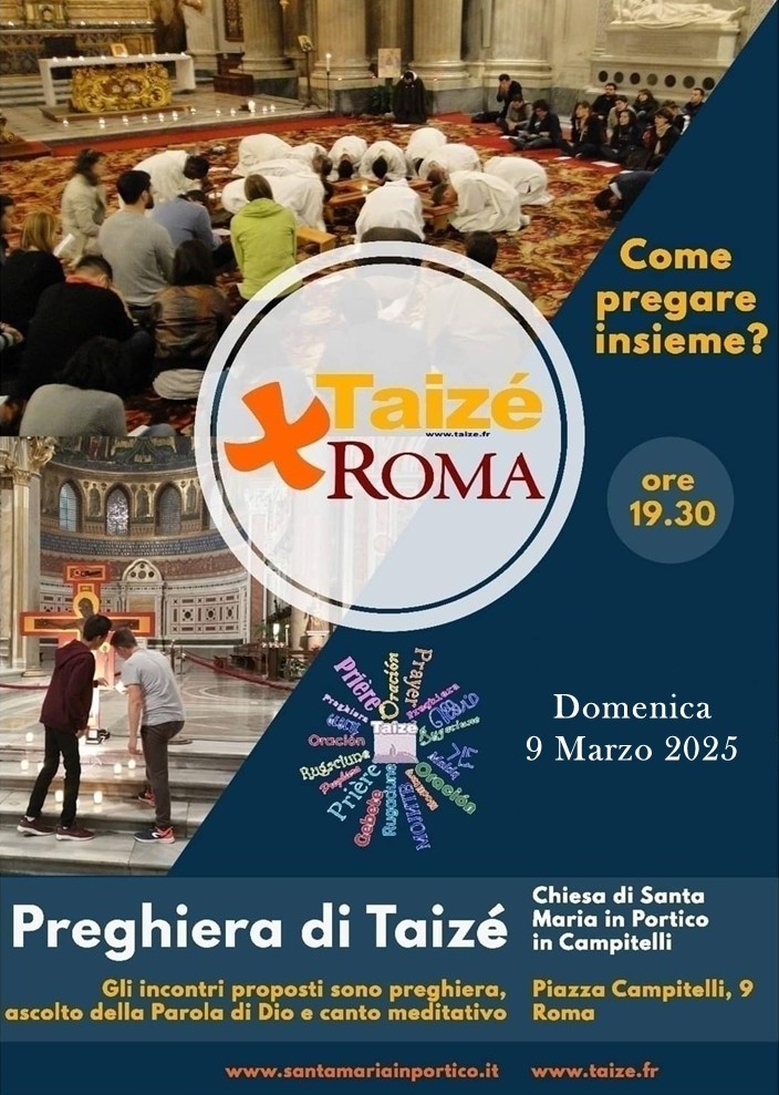Preghiera di Taizé marzo 2025
