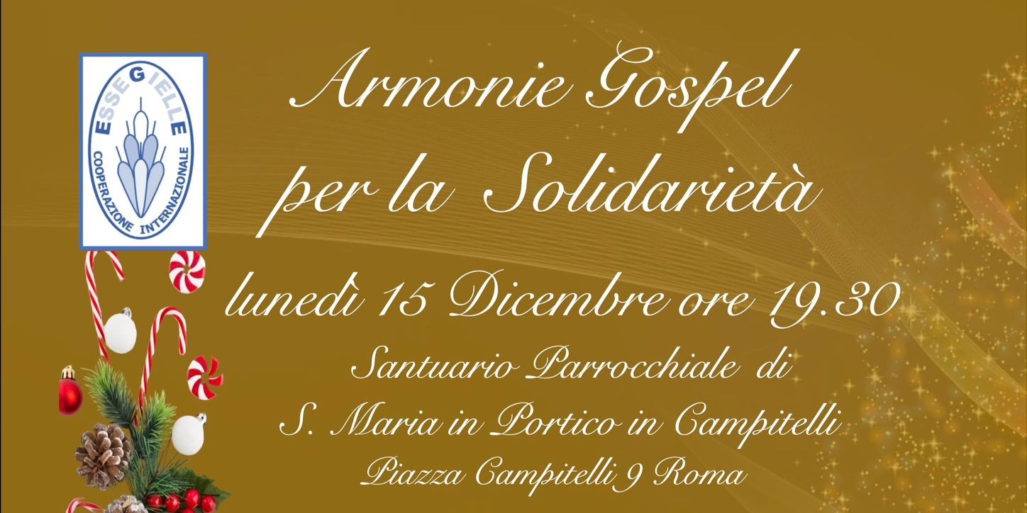 Concerto di Beneficenza "Armonie Gospel per la Solidarietà"
