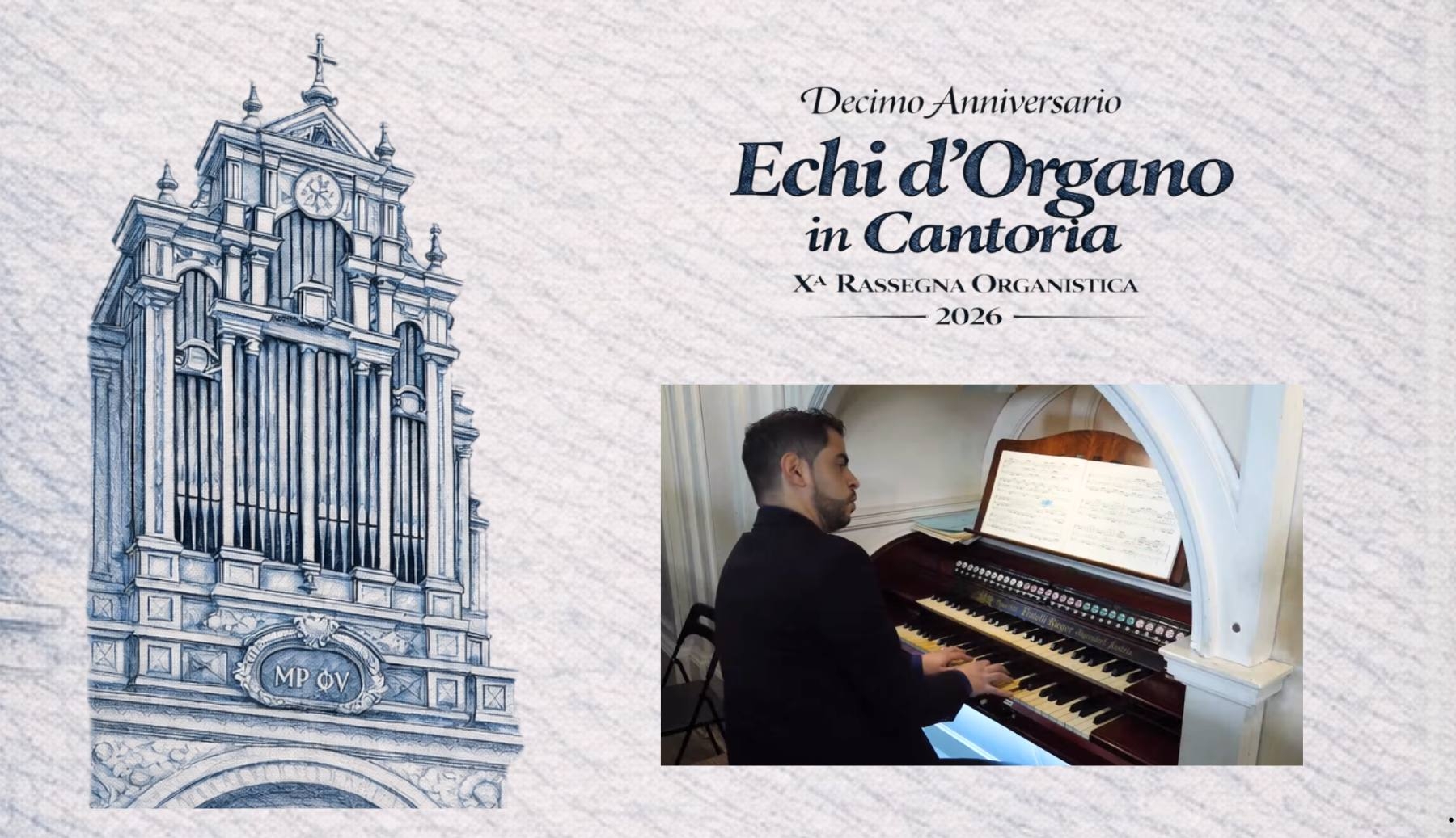 Terzo appuntamento Echi d’Organo 2026: il concerto in memoria di Franco Vito Gaiezza con Giovanni Faedda