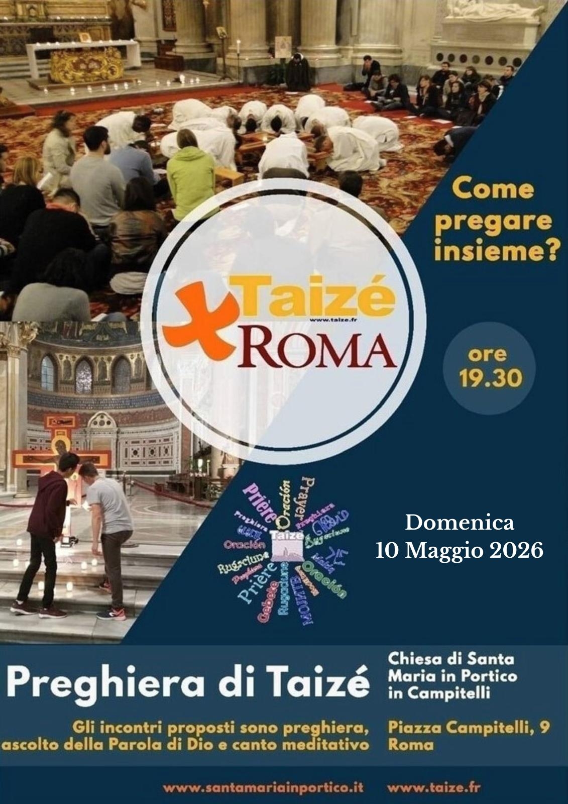 Preghiera di Taizé Maggio 2026
